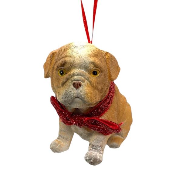 Pug Dog Christmas Ornament - Picture 4 of 4